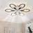 Iszac 27.9-Inch Modern Ceiling Fan Light with Remote Control, 3-Color Dimmable LED-179216542
