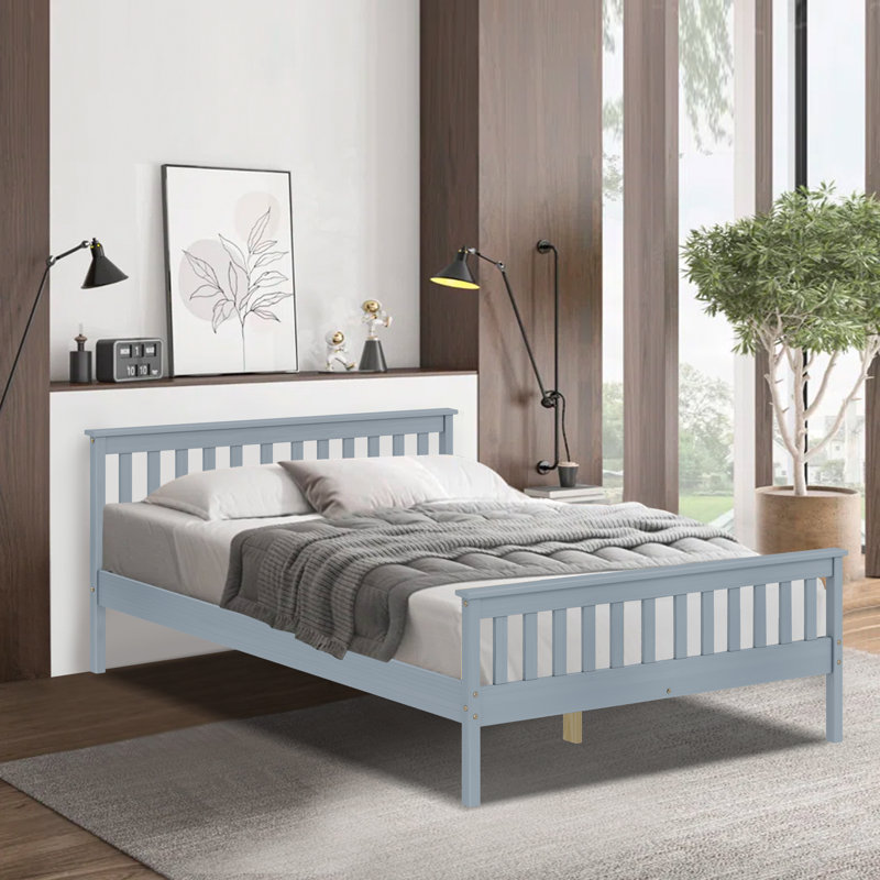 Lit pin gris Shaker