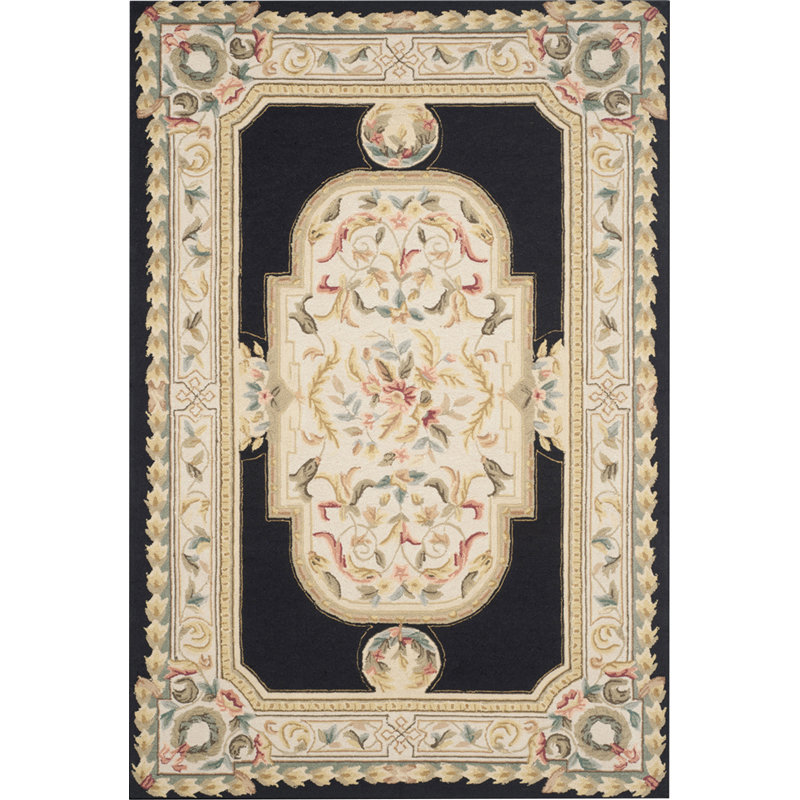 Duarte Hand Hooked Performance Oriental Rug, Rectangle 8' x 10'