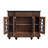 Oak Finish Console Cabinet