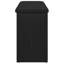 Banc de rangement vidaXL chêne noir 40,2 x 12,6 x 19,7 po en bois d'ingénierie