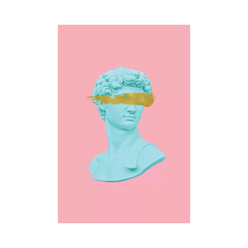 David In Blue - Wrapped Canvas Gallery-Wrapped Canvas Giclée, 30.48 cm H x 45.72 cm W