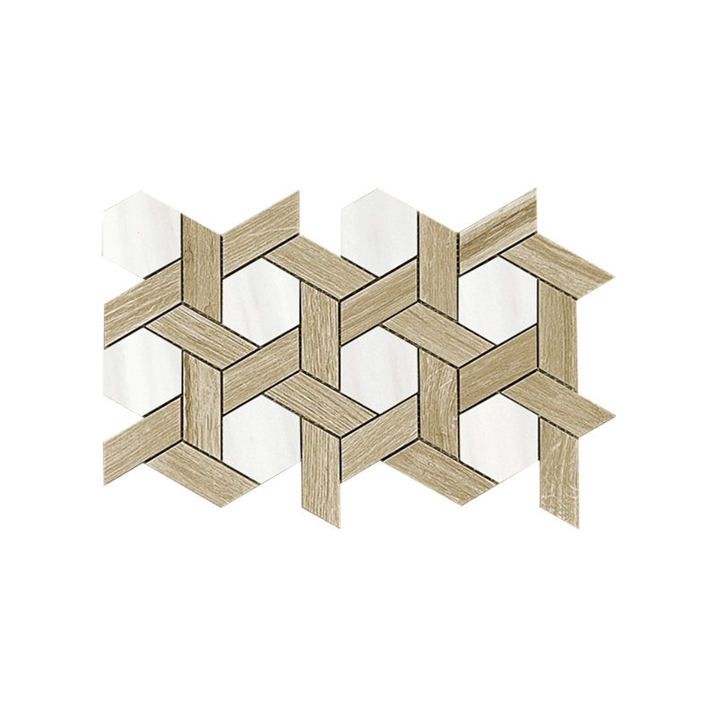 Virtue Pinwheel Mosaic Ombre, Light Brown