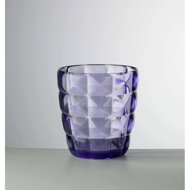 Diamante Drinking Glass, Lilac