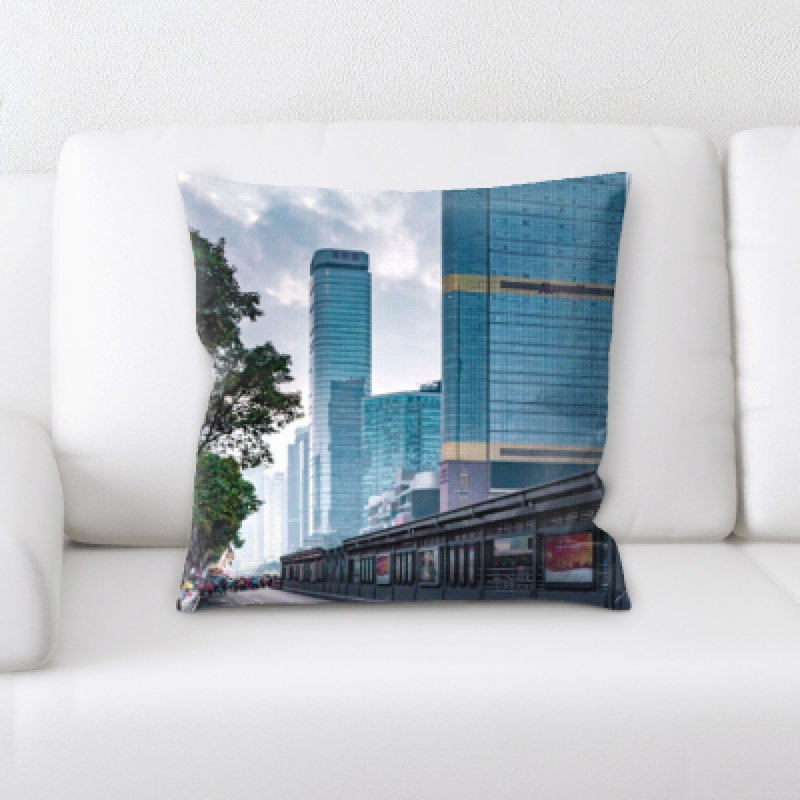 Microsuede Throw Pillow