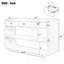 Console Modern Farmhouse avec tiroirs et tablette-129197525
