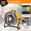 iLIVING ILG8TF16-DC 16 po. Ventilateur turbo à faible bruit 2800 pi3 / min. 3 vitesses pour circulation en magasin, bureau, serre, maison et entrepôt