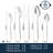 40 Piece Flatware Set For 8