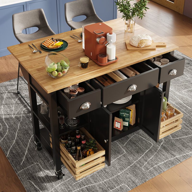 Wood Kitchen Island