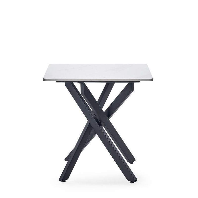 Danysha Cross Legs End Table