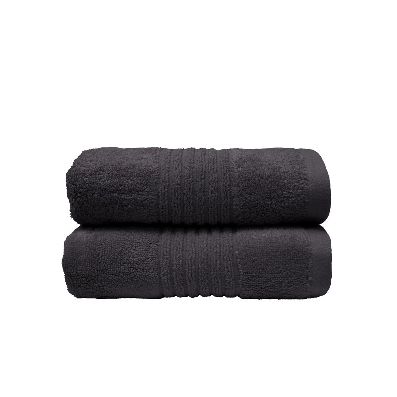 Ultrasoft Sustainable Bamboo Hand Towel Set, Grey