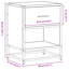 Amberle 40cm W Metal Bedside Table-1822185855-1822185854