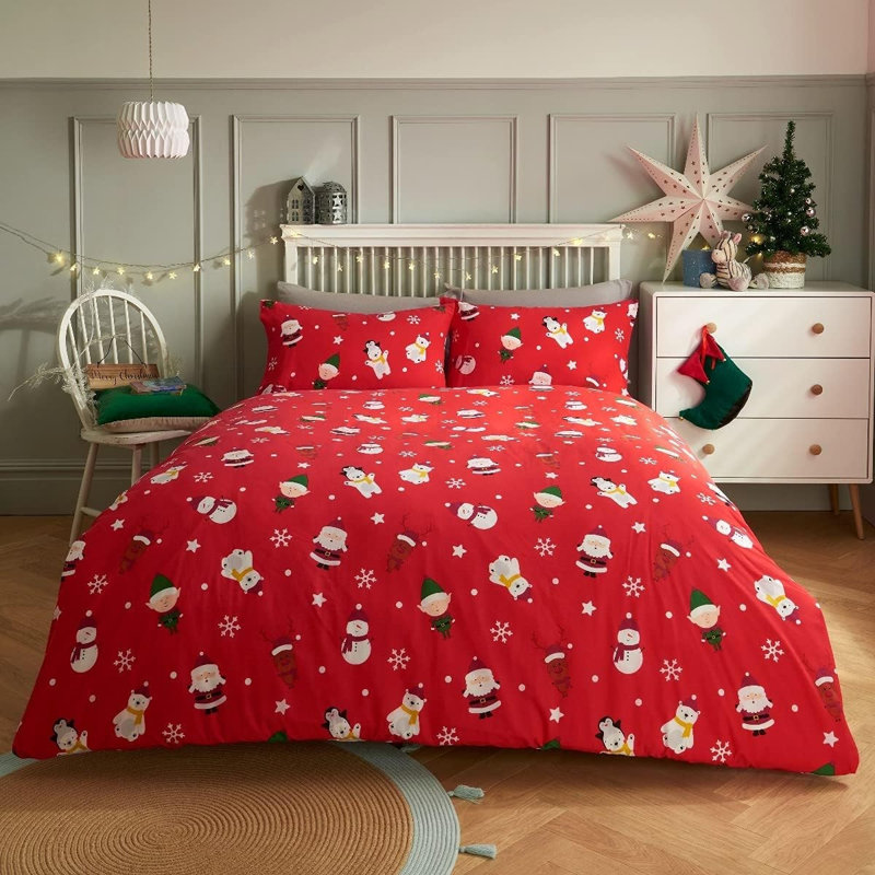 Cotton Blend Animal Print Duvet Cover
