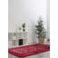 Tapis rouge en laine noué à la main de conception unique 3 pi 5 po x 6 pi 5 po New Age