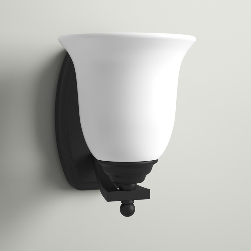 Gerth Dimmable Bath Sconce, Matte Black