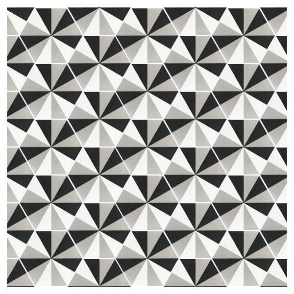8" x 9" Cement Patterned