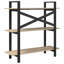 100cm W Steel Etagere Bookcase-530705019-530705020