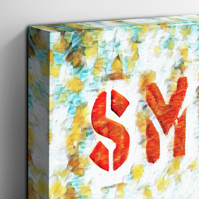 Smile Art - Wrapped Canvas, 60cm H x 40cm W