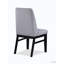 Ensemble de chaises de salle à manger rembourrées en tissu avec dossier haut rembourré, pieds en bois-517317329
