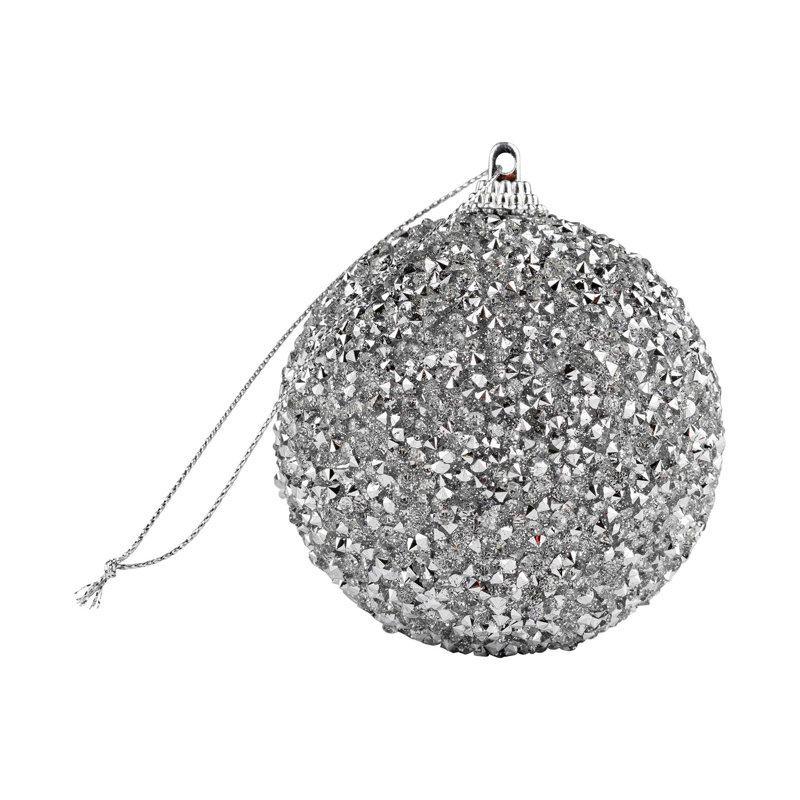 Ornement lumineux pour arbre (ensemble de 6) - , Argent argent