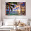 Impression sur toile de fenêtre tropicale en bois-772887985