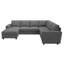 Canapé modulaire en U avec repose-pieds Abramson-1930067865-1930067842