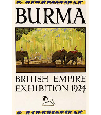 " British Empire Exhibition Burma "
