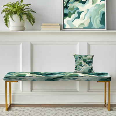 Banc recouvert de camouflage Zen Retreat Serene Camouflage