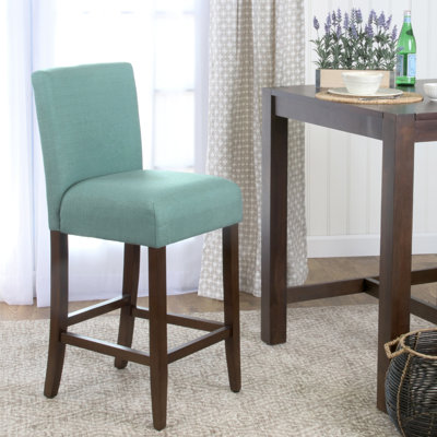 Arledge Upholstered Counter Stool with Solid Wood Frame