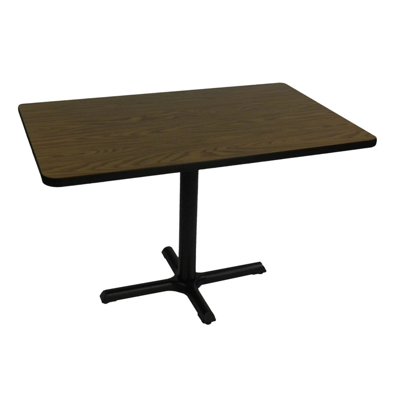 Table de salle de pause, l 42 po x P 30 po, Noyer