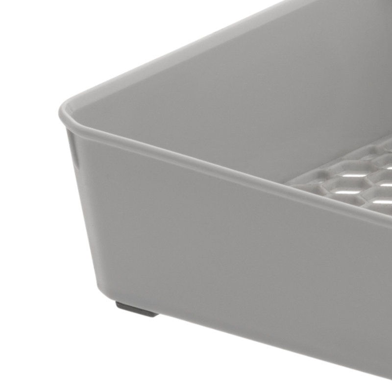Lucretia 3.25'' W Drawer Organizer, Grey