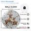 Horloge murale horloge murale en verre 12 po