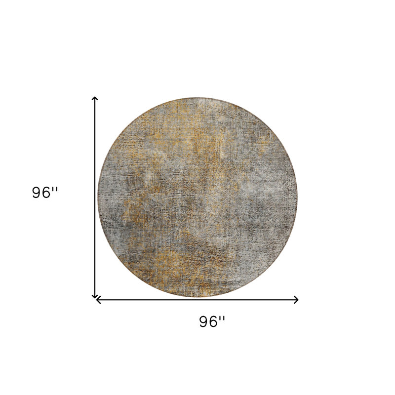 Tapis rond 8 po