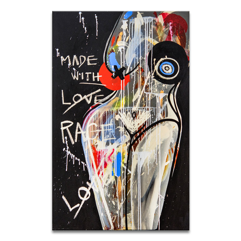 Made With Love by Alejandra Linares - Wrapped Canvas Painting