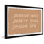 Positive Mind - Single Picture Frame Print-475640188