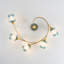 Glass Semi Flush Mount