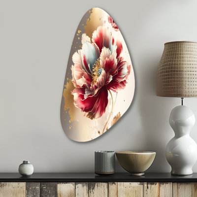Alnwick - Floral Fall Shape Irregular Metal Wall Decor