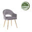 45.49cm H Velvet Upholstered Armchair-1270779561