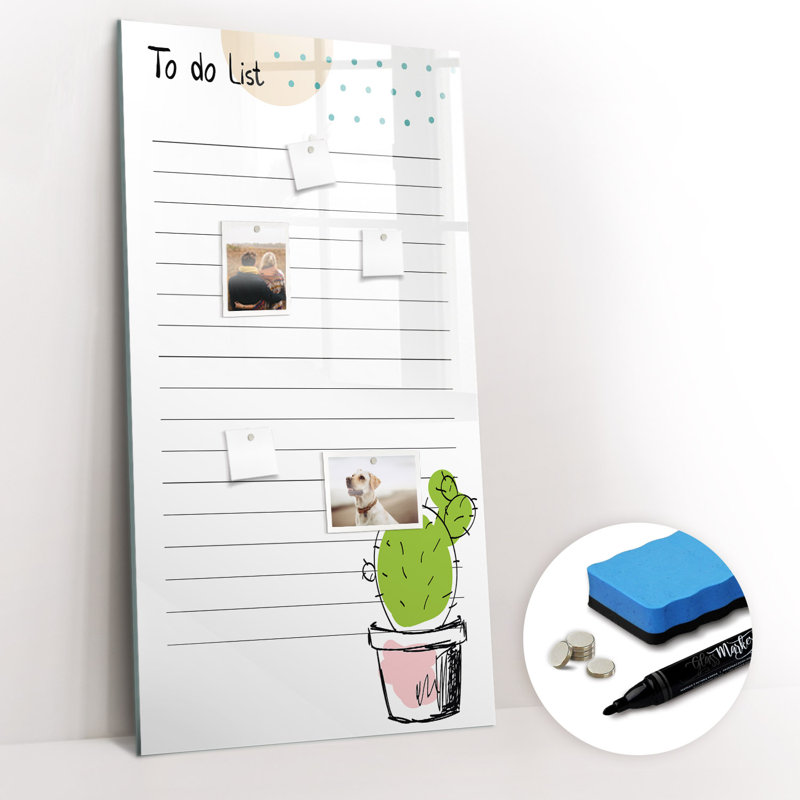 Magnetic Glass Dry Erase Board