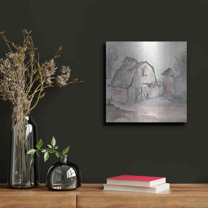 Gracie Oaks «Barn V» par Chris Paschke, H 12 po x l 12 po