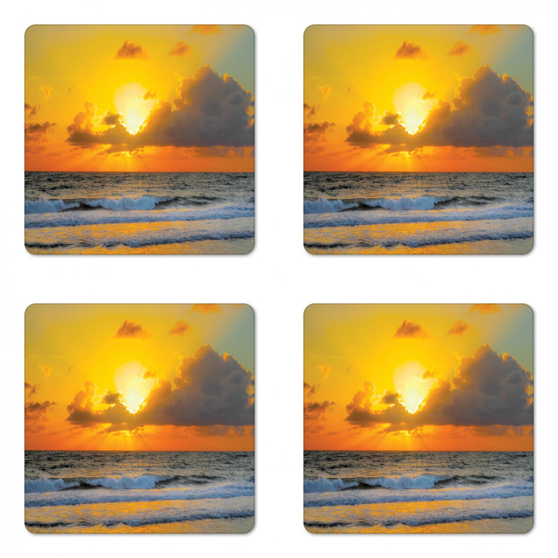 Square 4 Piece Coaster Set