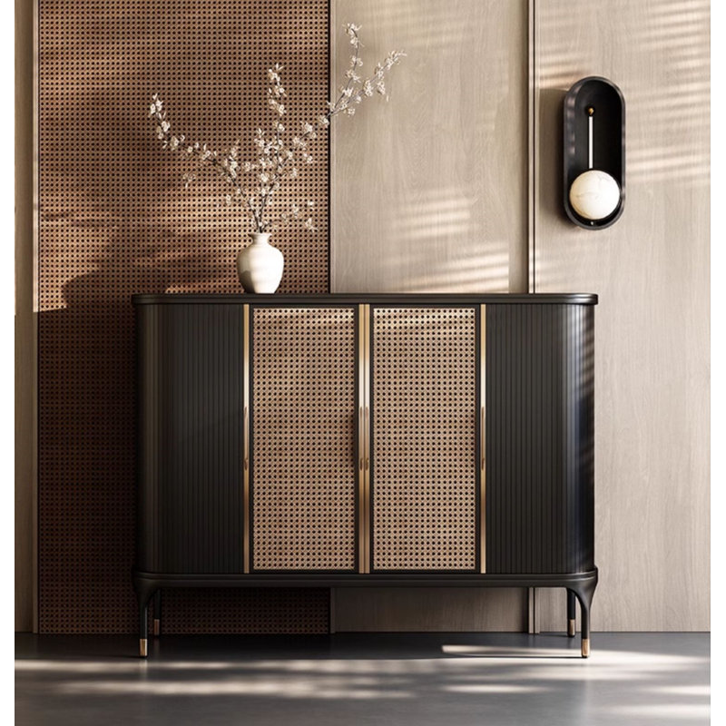 Armoire de décoration Vintage Black Porch