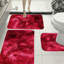 Ensemble de 3 tapis de salle de bain d'hiver de grande taille pour 3 pièces de tapis de bain de couleurs mélangées à absorption d'eau douce et antidérapante-1011118640