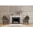 Litestar ZEF38VC 38" Smart Electric Fireplace Insert – WiFi App Control, Breathing Logs, Multi Flame Colors, Crackling Sound, Built-In Fireplace Heater