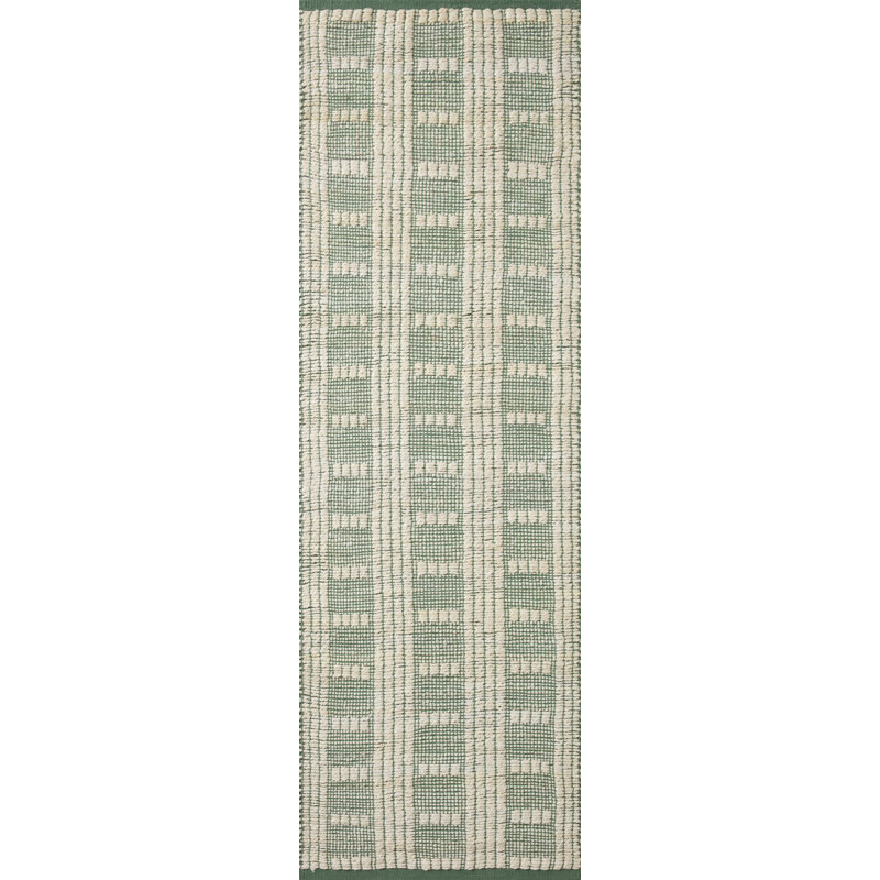Angela Rose x Loloi Colton Ivory / Sage Area Rug, Square 1'5"