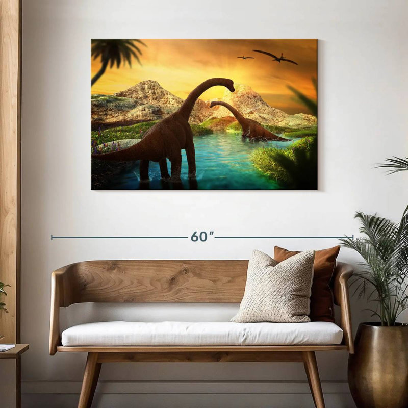Sauropodes Brampt, H 30 po x l 45 po