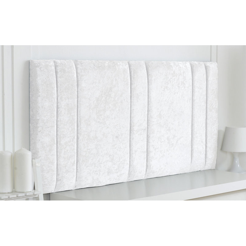 Upholstered Headboard, Double (4'6), White 