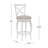 Brumback Wood Swivel Upholstered Stool-1620841276-1620841279