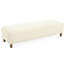Repose-pieds confortable, blanc