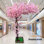 Cerisiers en fleurs artificiels. Arbre fait à la main. Convient pour un bureau à domicile intérieur, un centre commercial, un hôtel et un mariage. 4,92 pi (1,5 m)., Idéal pour Noël, parfait pour les remerciements